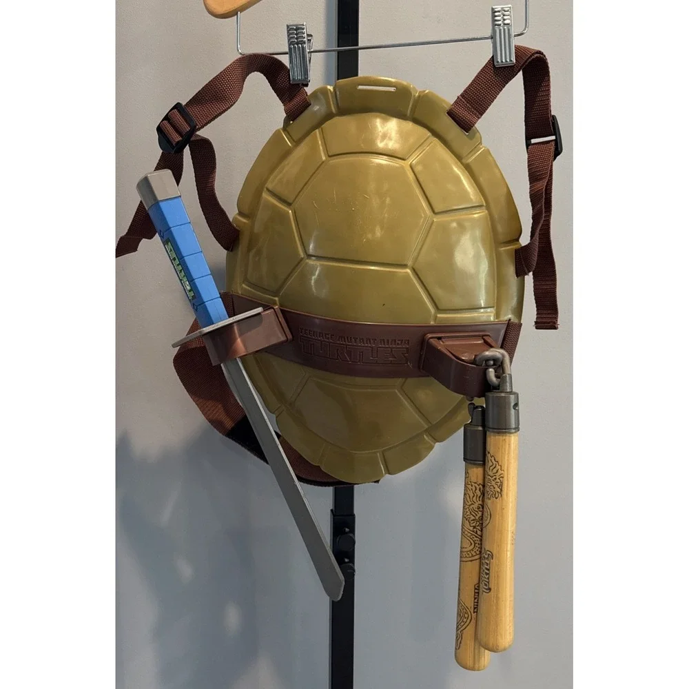Teenage Mutant Ninja Turtles TMNT Shell Nunchucks Sword Costume Playmates 2013